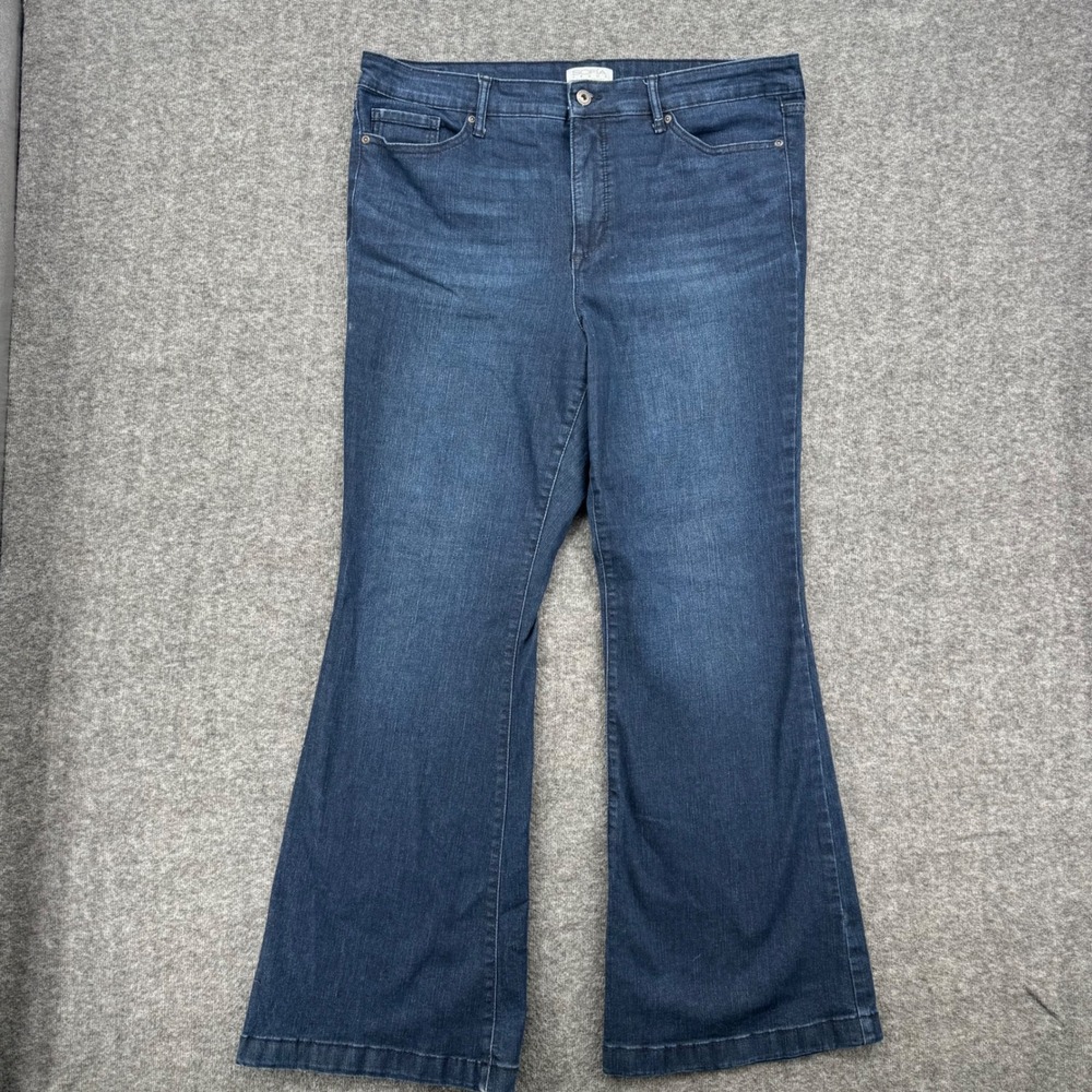 Sofia Jeans by Sofia Vergara Melisa Flare Dark Wash Denim Jeans 16S High Rise